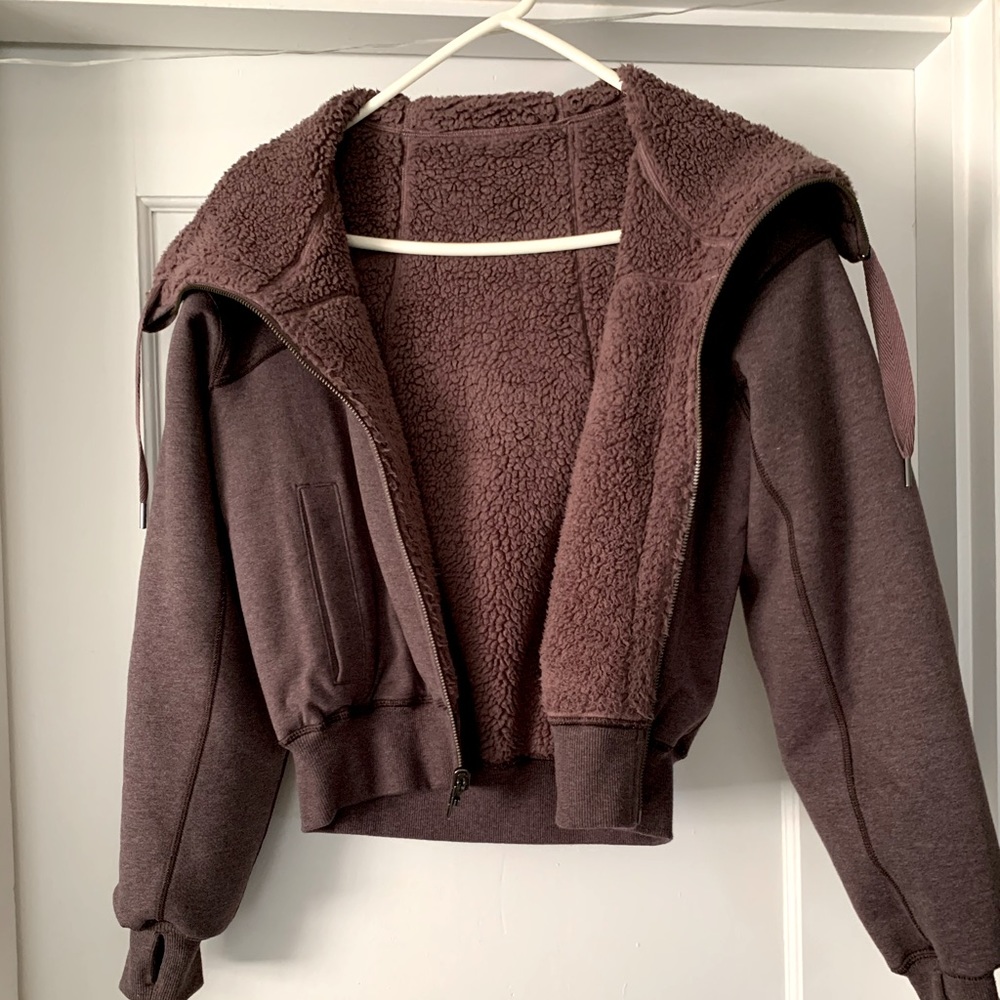 Reversible Lululemon fluffy jacket, size S